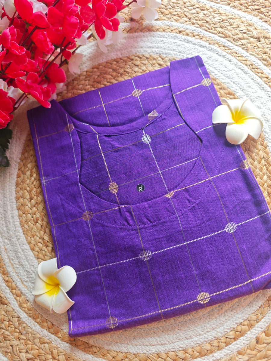 Dupion Raw Silk Kurti