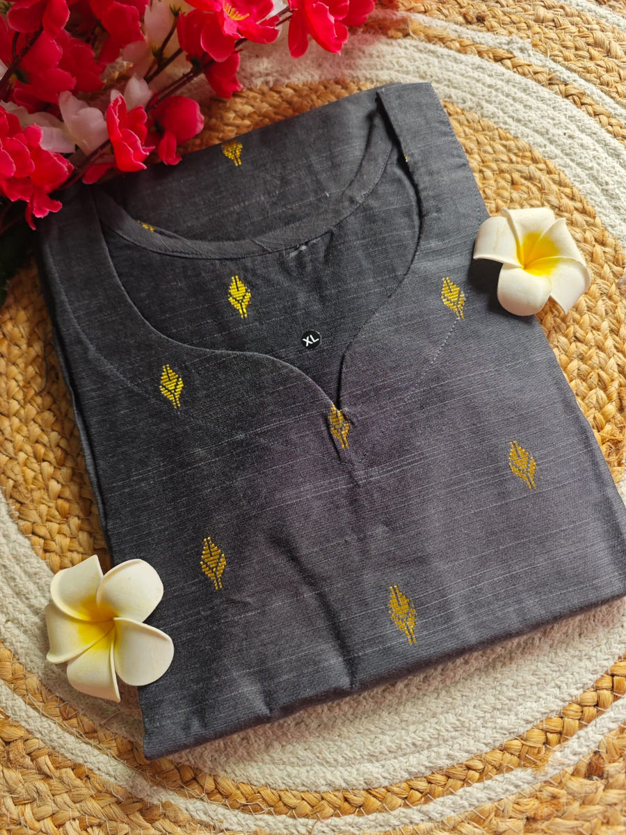 Dupion Raw Silk Kurti