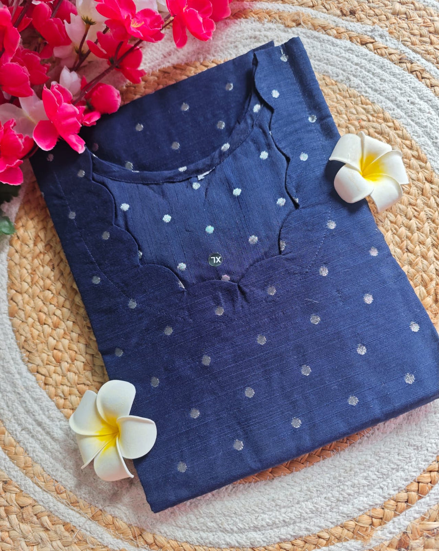 Dupion Raw Silk Kurti