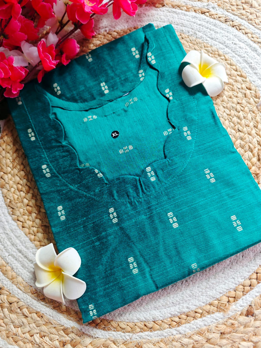 Dupion Raw Silk Kurti