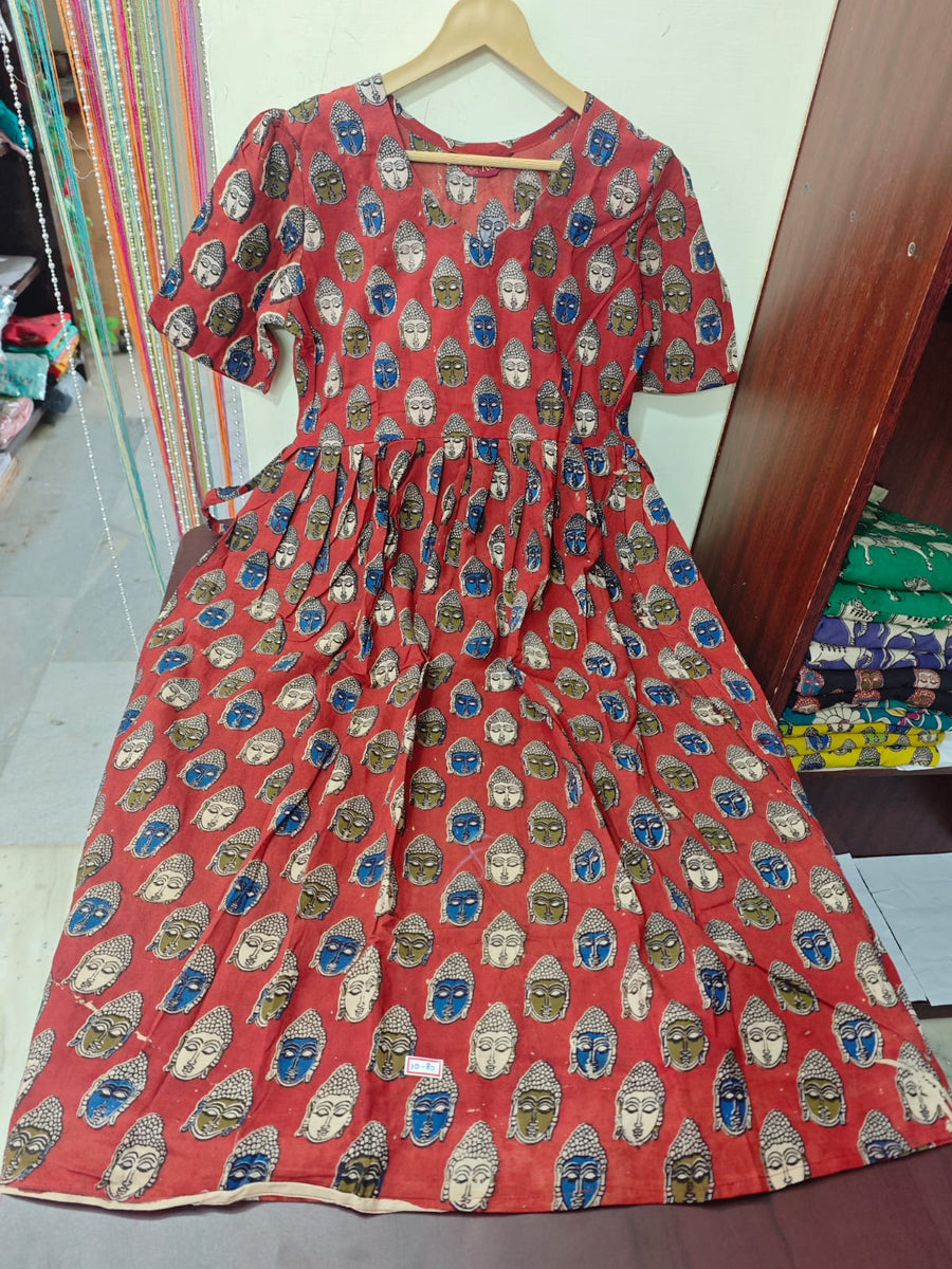 Handblock Kalamkari Frock