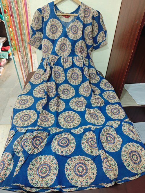 Handblock Kalamkari Frock