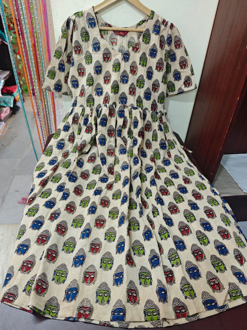 Handblock Kalamkari Frock