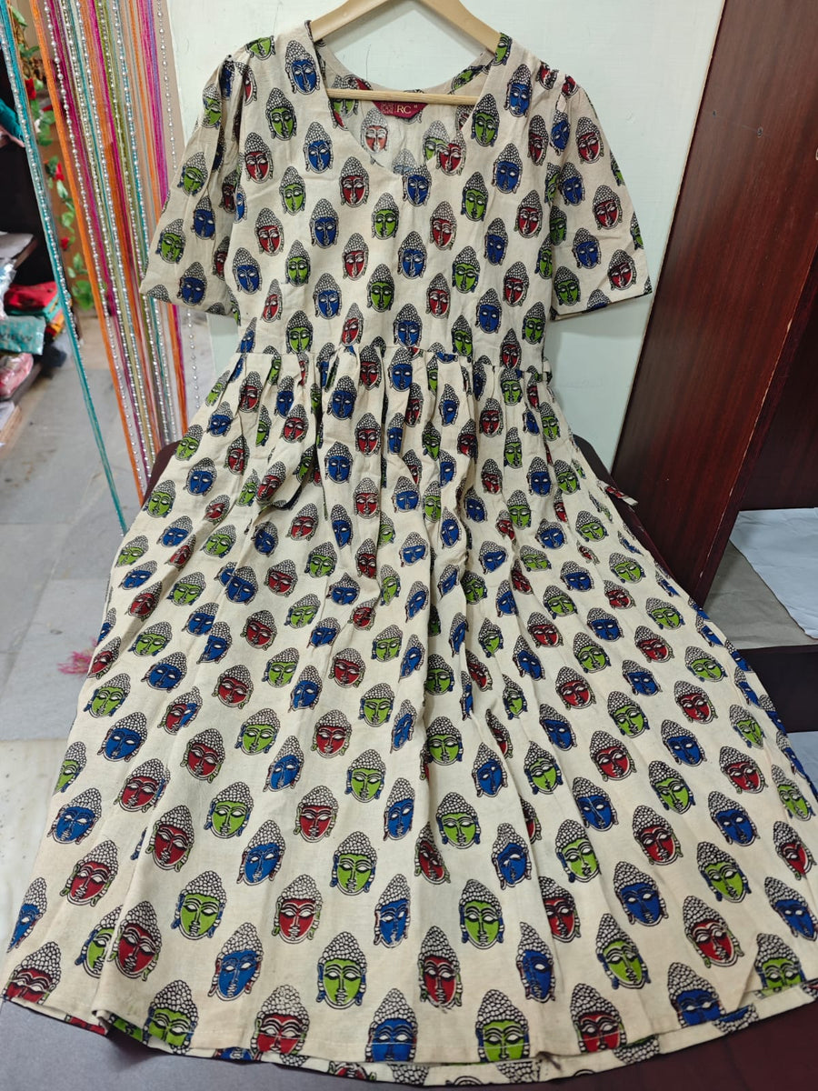 Handblock Kalamkari Frock