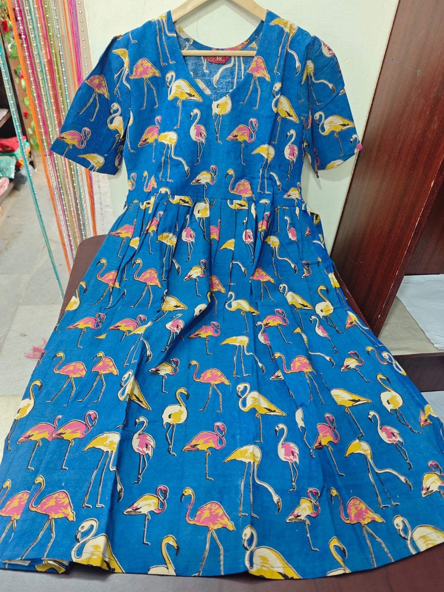 Handblock Kalamkari Frock
