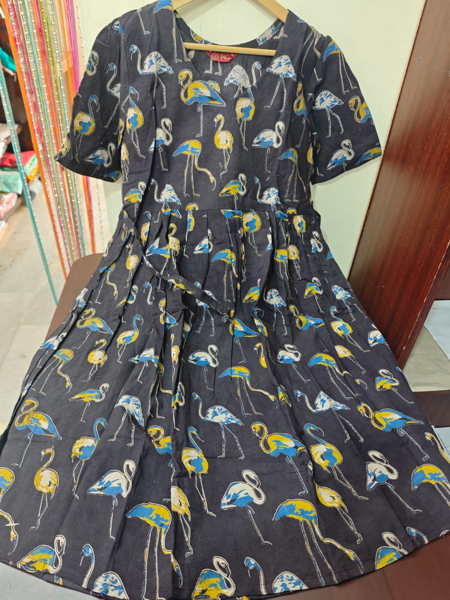 Handblock Kalamkari Frock