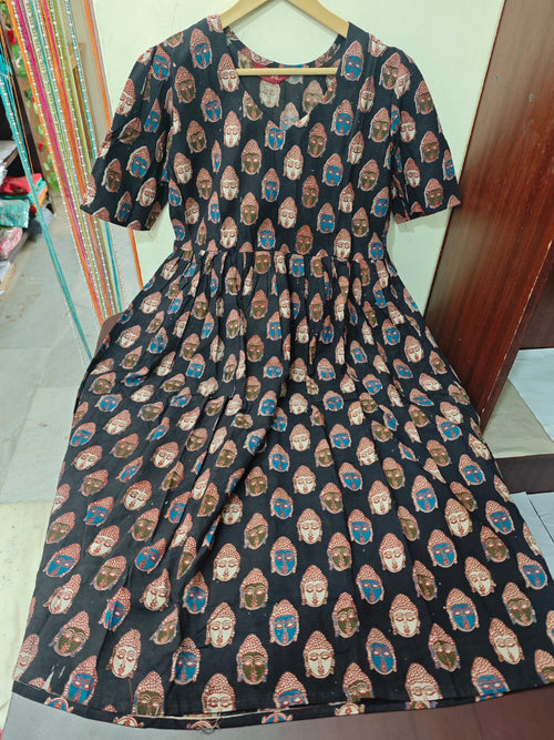 Handblock Kalamkari Frock