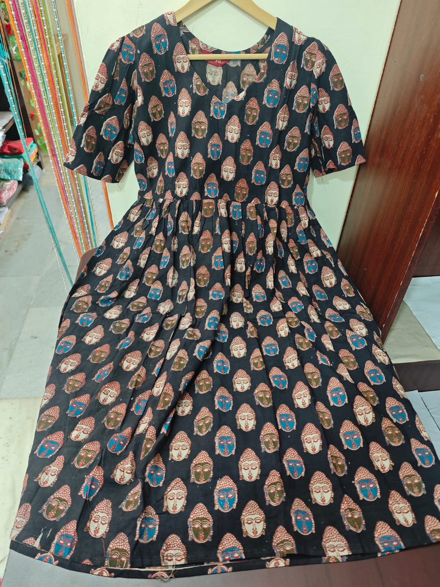 Handblock Kalamkari Frock