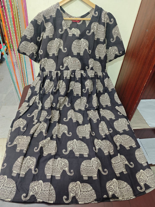 Handblock Kalamkari Frock