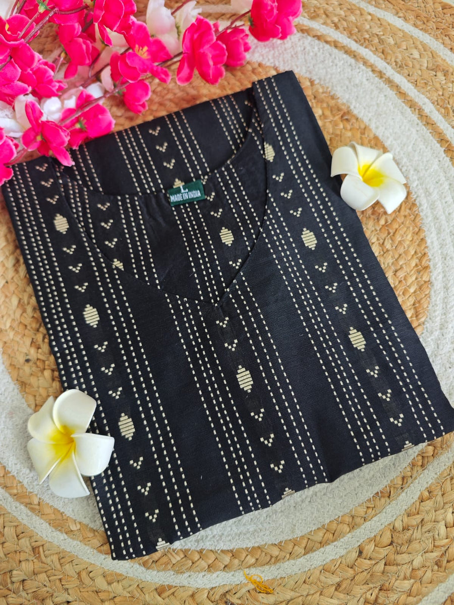 Dupion Raw Silk Kurti
