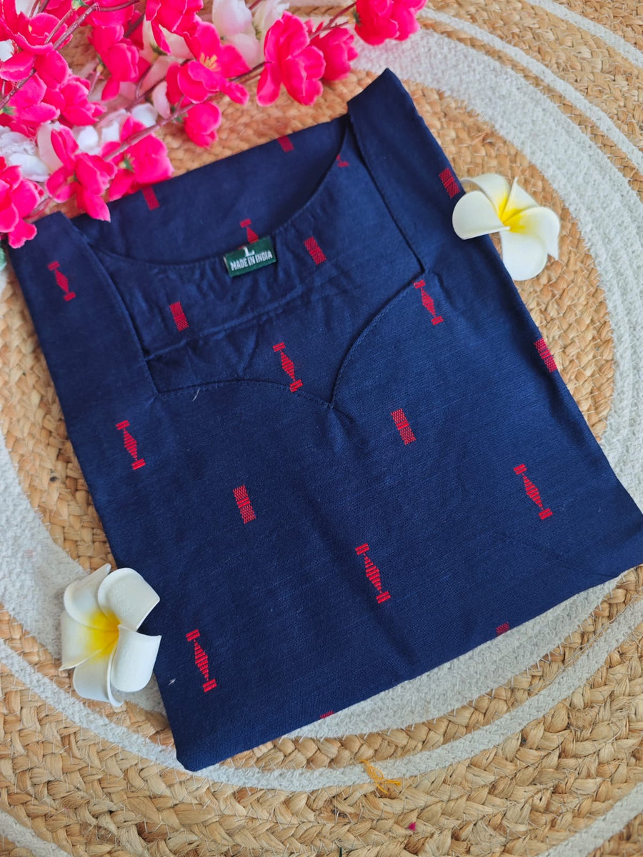 Dupion Raw Silk Kurti
