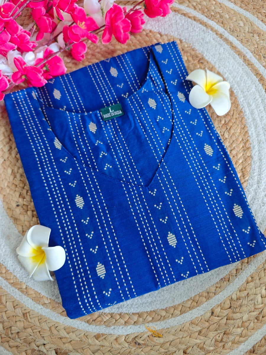 Dupion Raw Silk Kurti