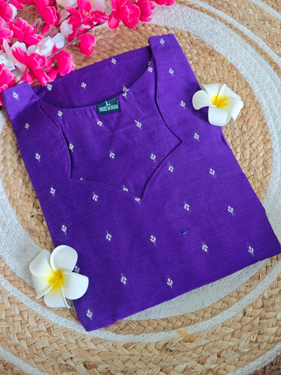 Dupion Raw Silk Kurti