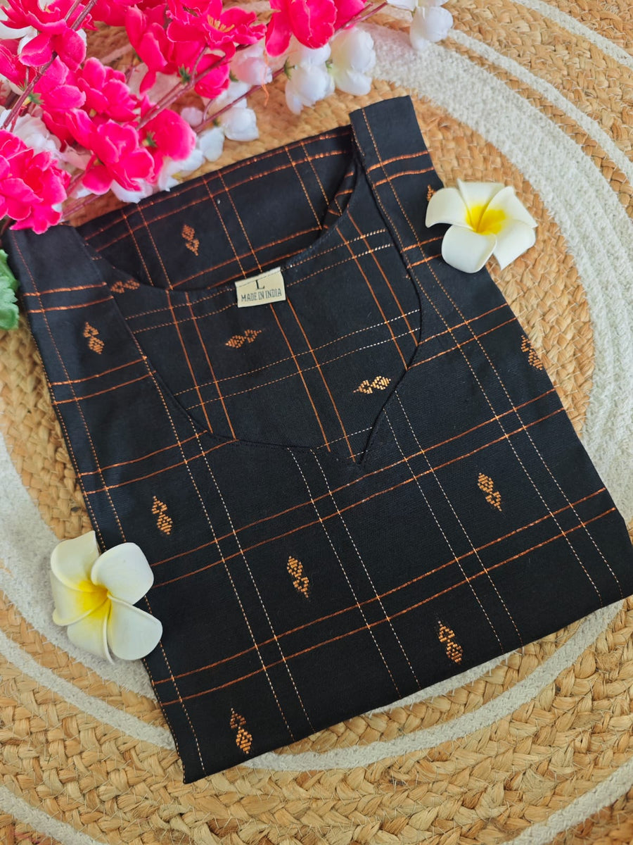 Dupion Raw Silk Kurti