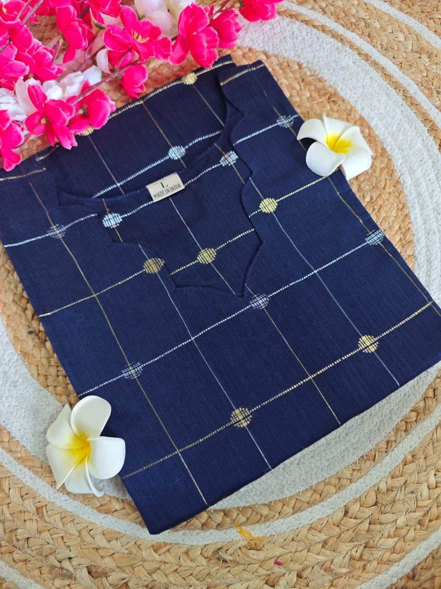 Dupion Raw Silk Kurti