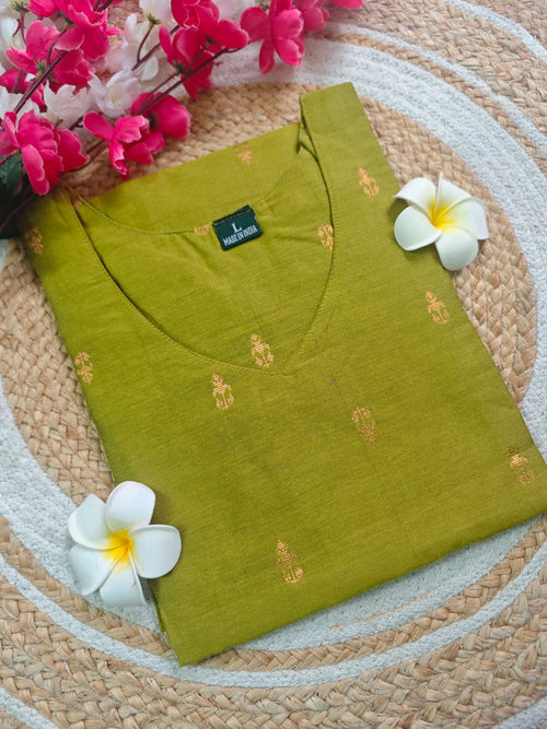 Dupion Raw Silk Kurti