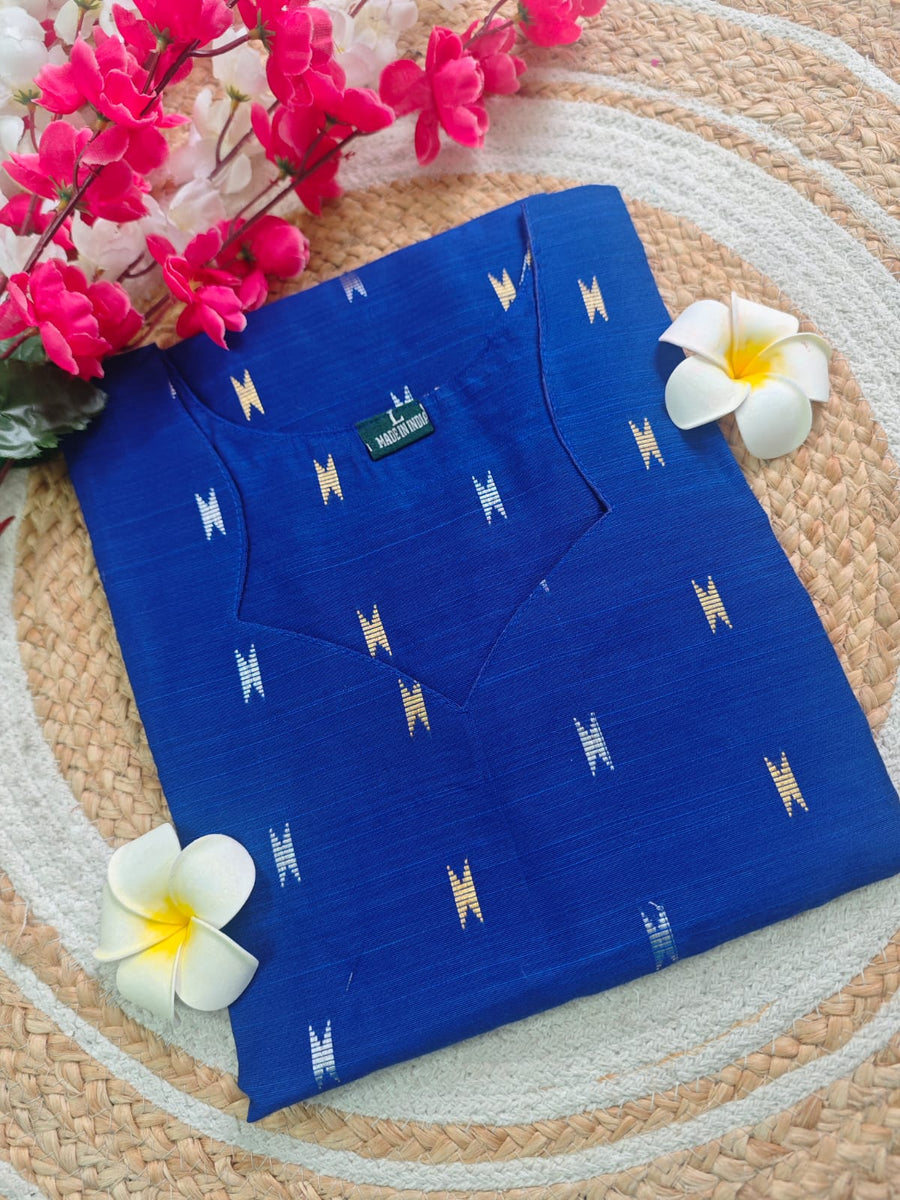 Dupion Raw Silk Kurti