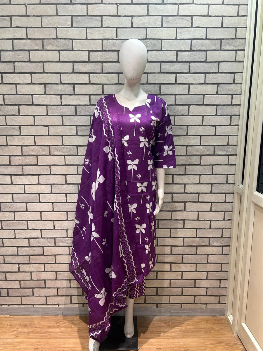Pure Soft Cotton Salwar Set