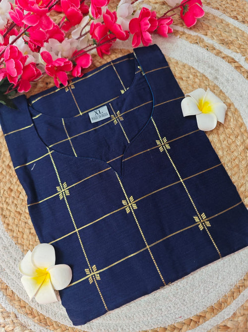 Dupion Raw Silk Kurti