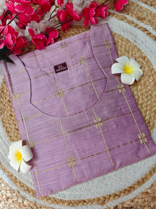 Dupion Raw Silk Kurti