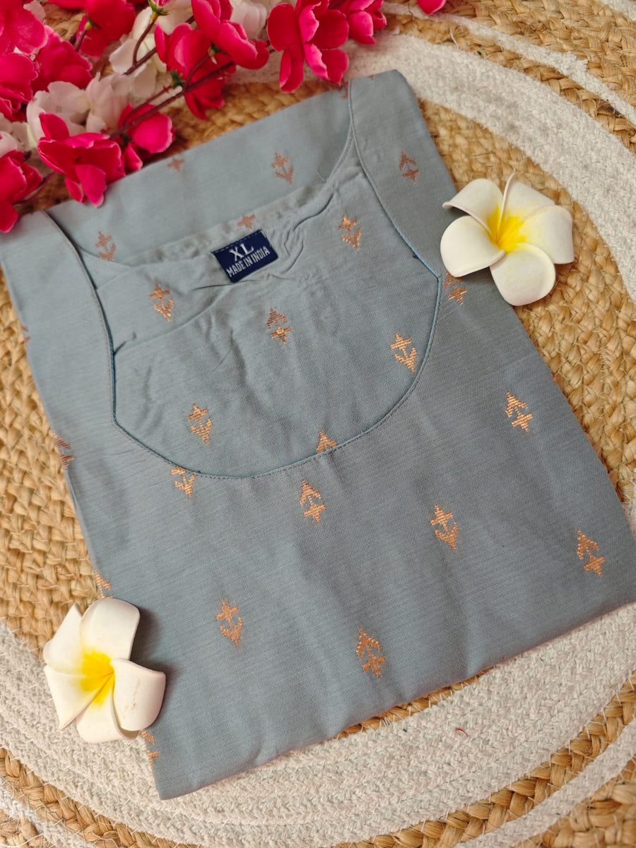 Dupion Raw Silk Kurti