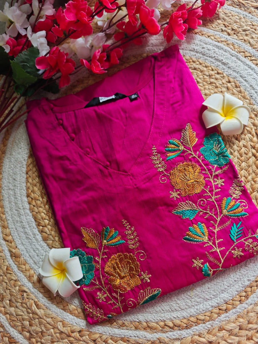 Branded Straight cut kurti