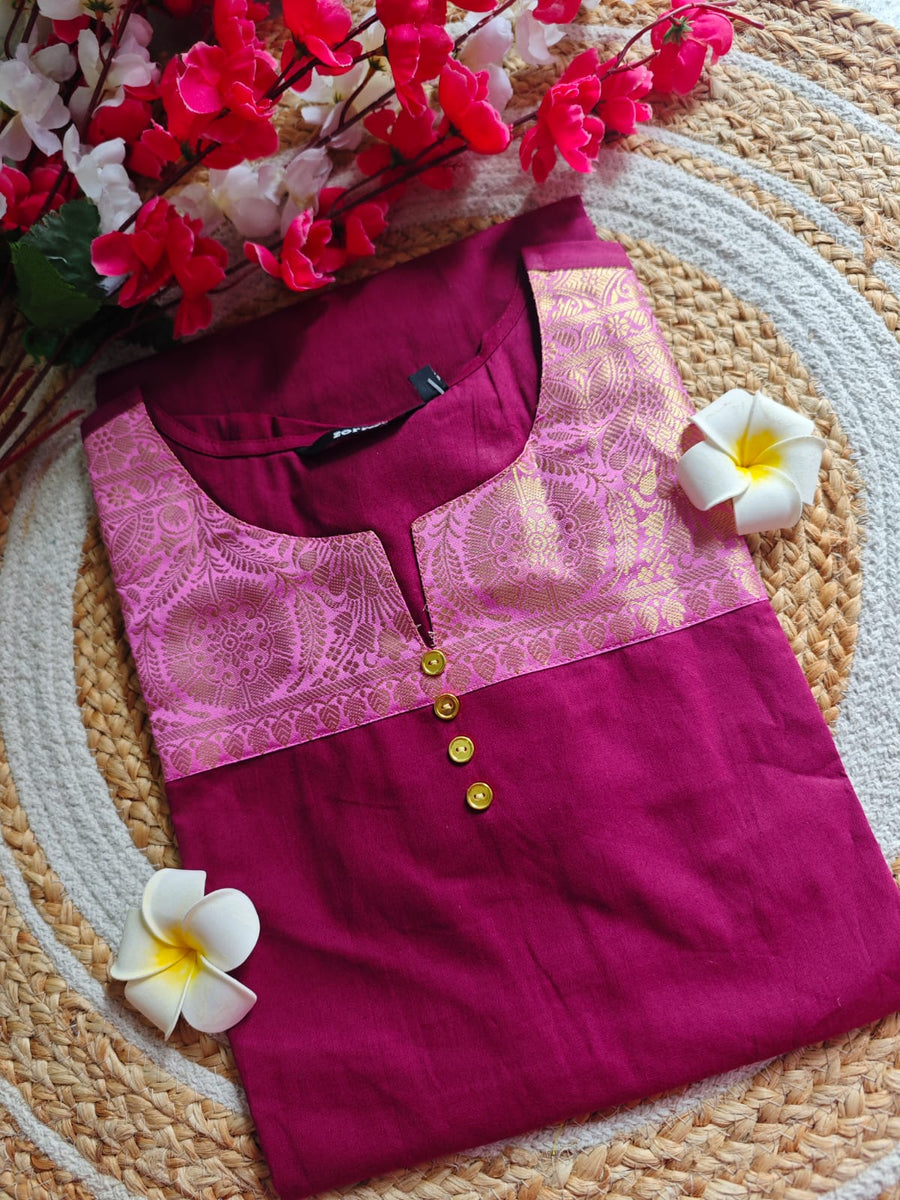 Branded Straight cut kurti