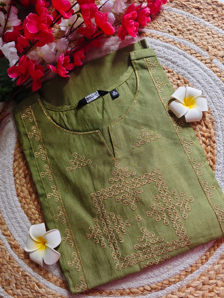 Branded Straight cut kurti