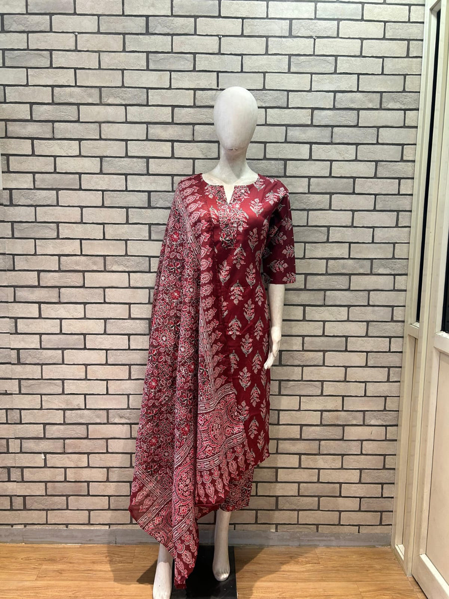 Pure Soft Cotton Salwar Set