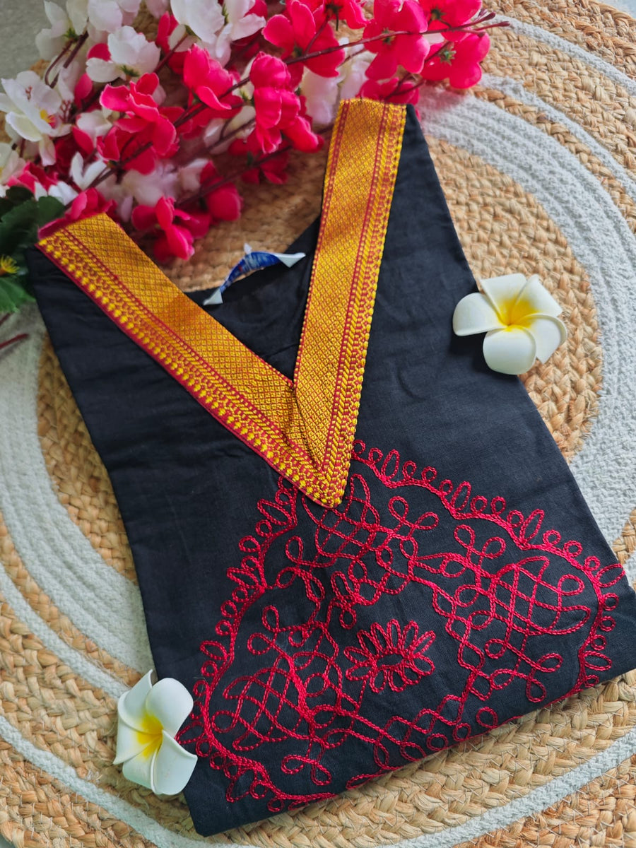 Chettinadu Embroidery cotton kurti