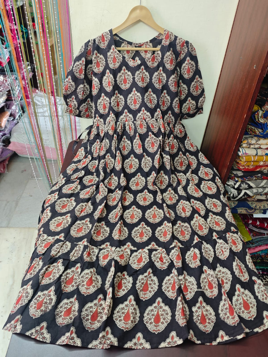 Handblock Kalamkari Frock
