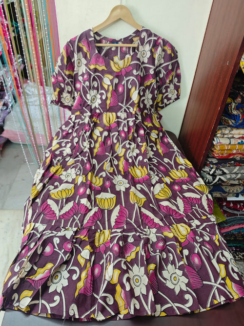 Handblock Kalamkari Frock