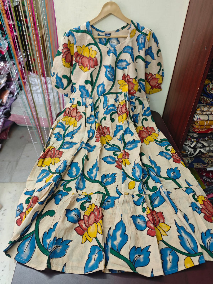 Handblock Kalamkari Frock