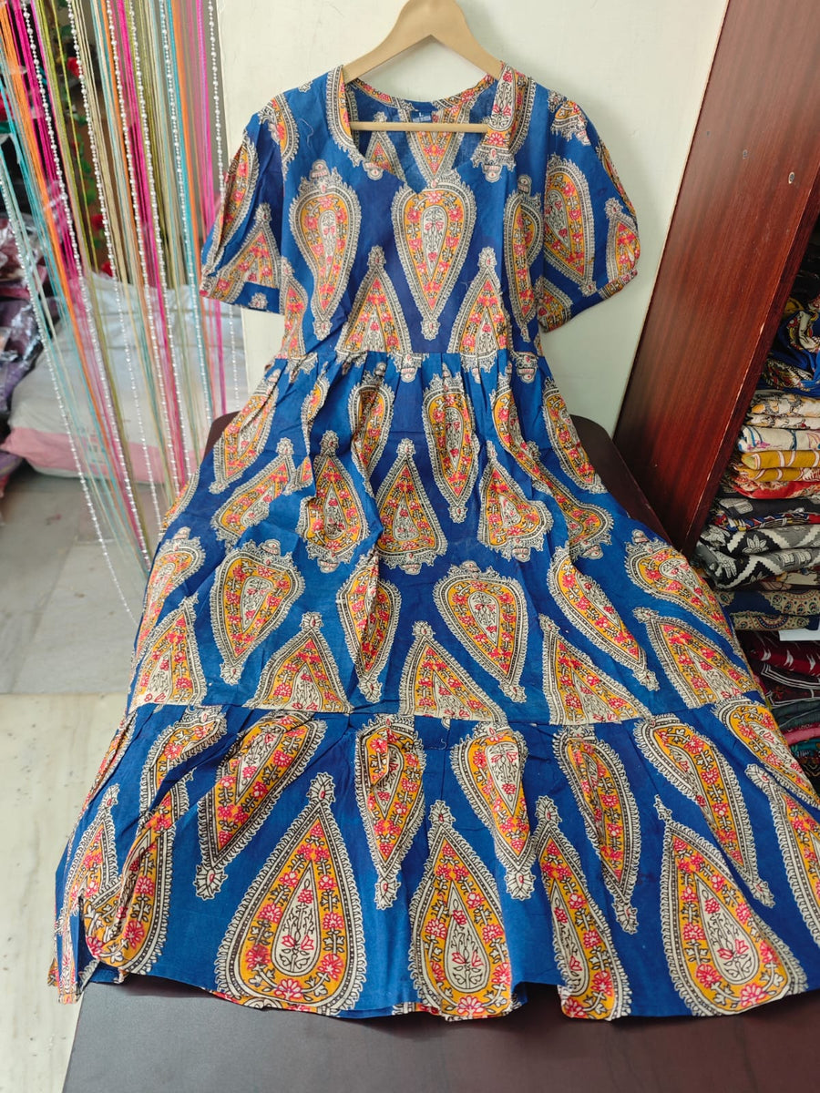 Handblock Kalamkari Frock