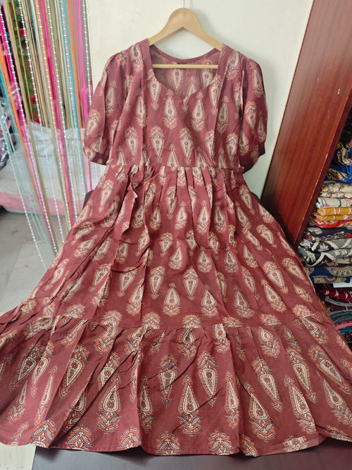 Handblock Kalamkari Frock