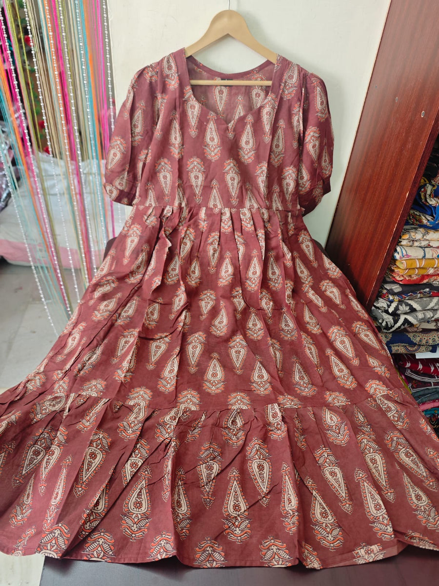 Handblock Kalamkari Frock