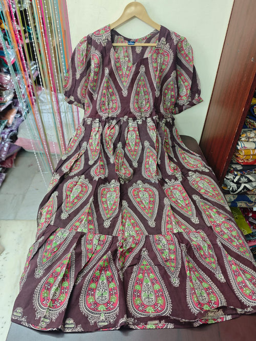 Handblock Kalamkari Frock