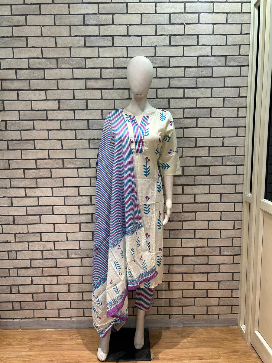 Pure Soft Cotton Salwar Set