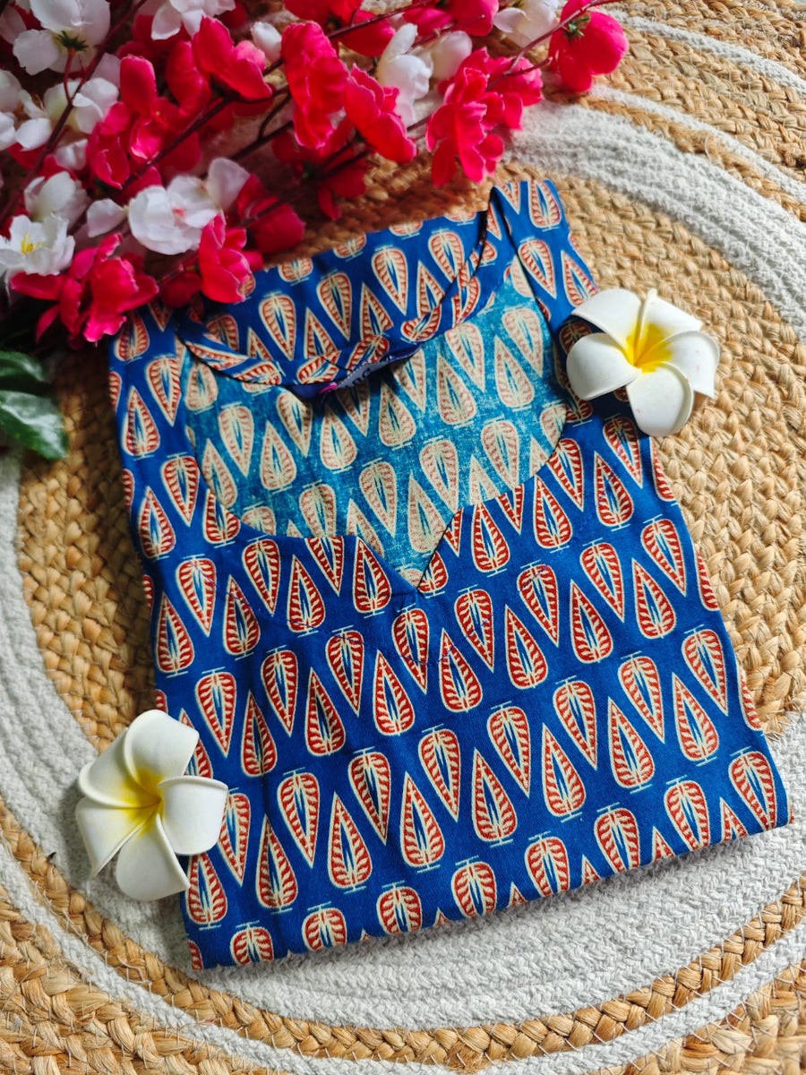 Flex Cotton Straight cut kurti