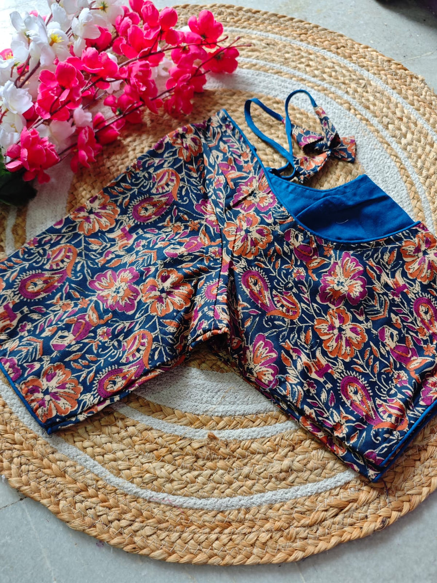 U-neck Readymade Blouse