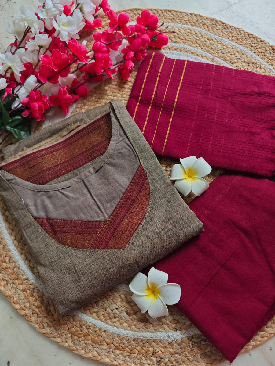 Mangalgiri salwar set