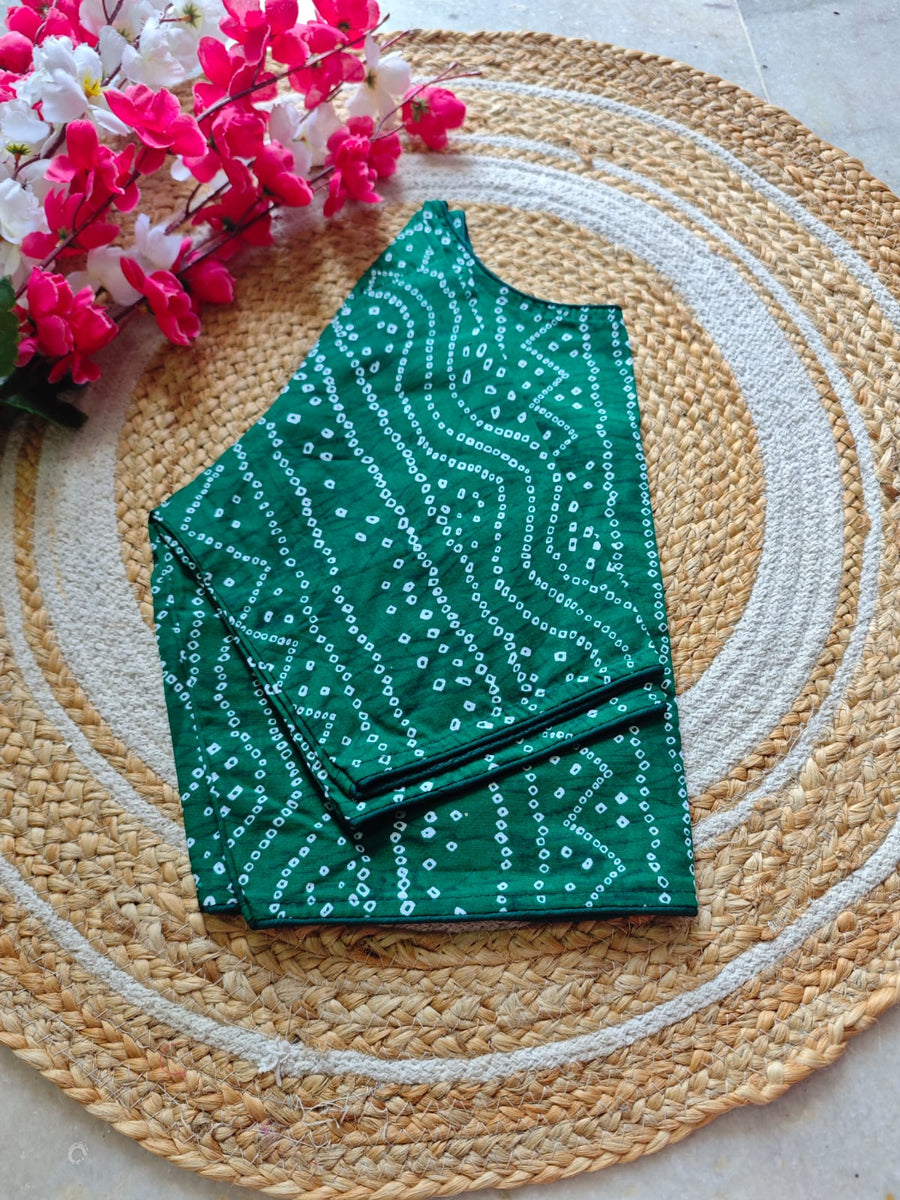 Boat Neck Cotton Blouse