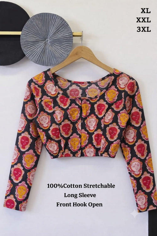 Full Sleeve Stretchable Blouse