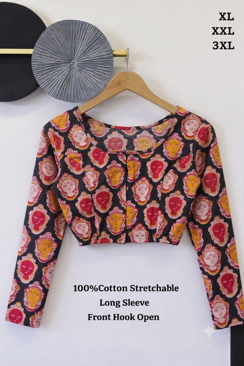 Full Sleeve Stretchable Blouse