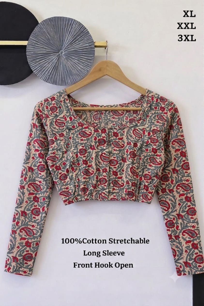 Full Sleeve Stretchable Blouse