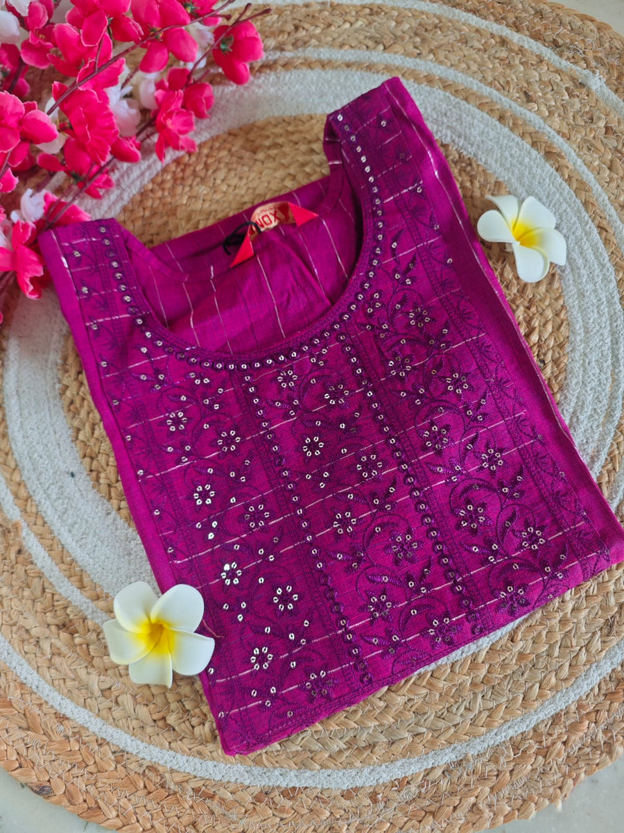 Branded Straight cut kurti