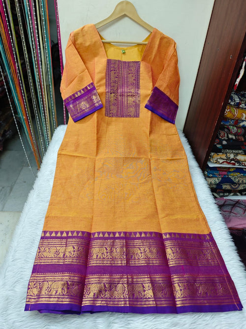 Pure Kanchi Cotton Kurta