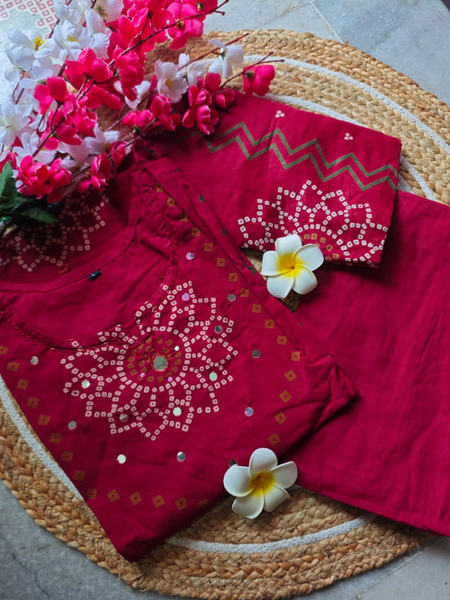 Bandhani Cotton Salwar Set