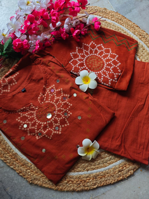 Bandhani Cotton Salwar Set