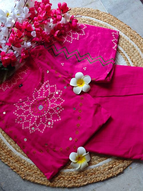 Bandhani Cotton Salwar Set
